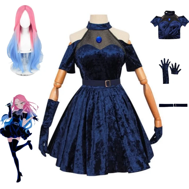 Anime Cosplay Blue Hair - Costume de cosplay Mizi 2026, costume