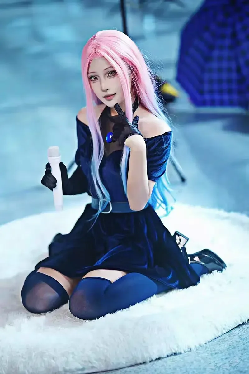 Costume de cosplay Mizi, costu - Anime Cosplay Blue Hair avis et prix