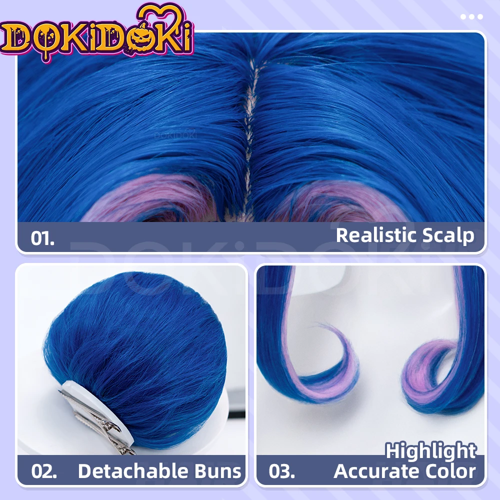 EN STOCK Perruque Guinevere Ol - Anime Cosplay Blue Hair avis et prix