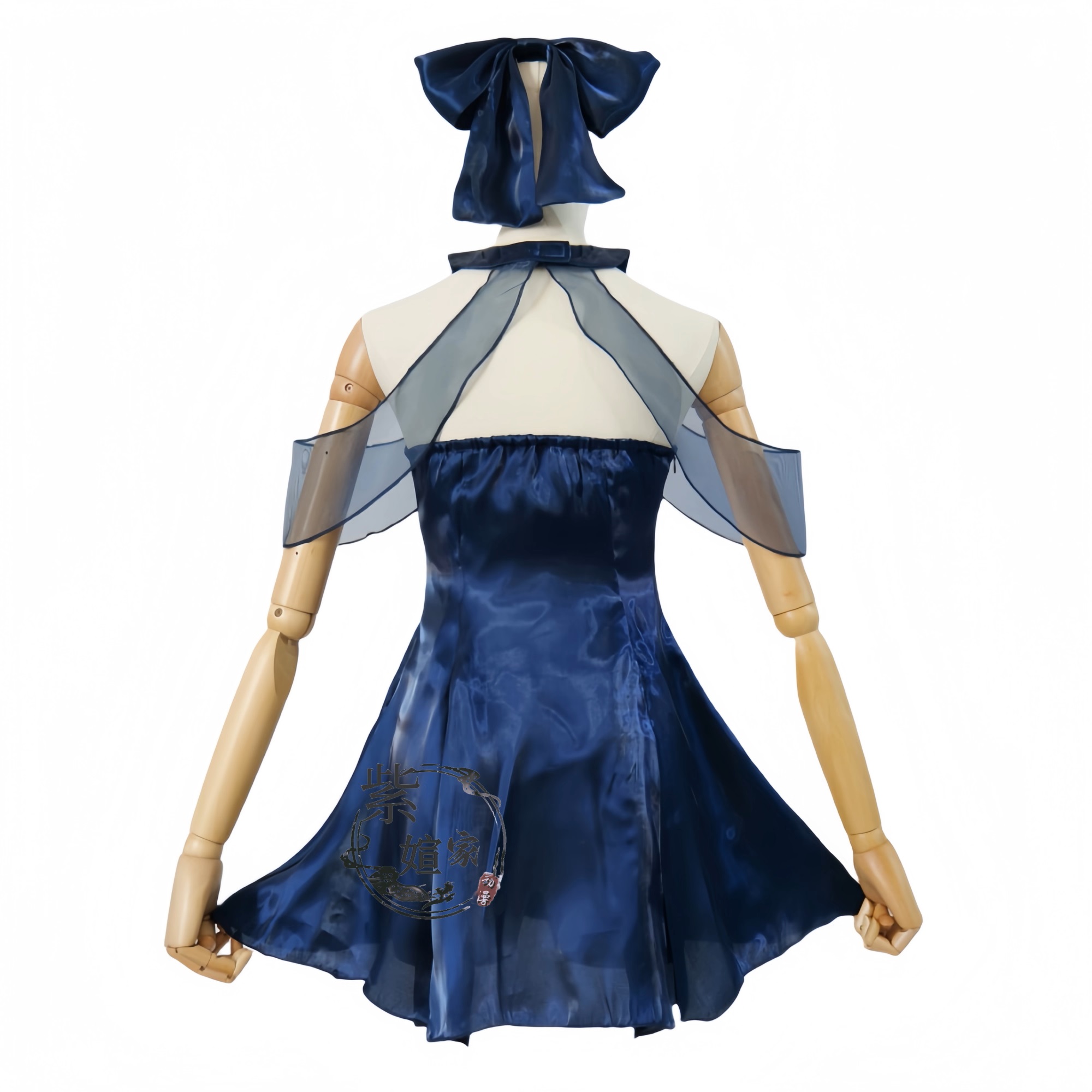 Robe bleu foncé Chunxiang avec - Anime Cosplay Blue Hair avis et prix
