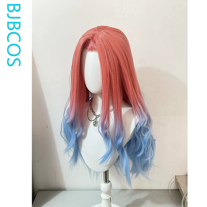 Perruque coiffée ‌ Perruque Co - Anime Cosplay Blue Hair avis et prix