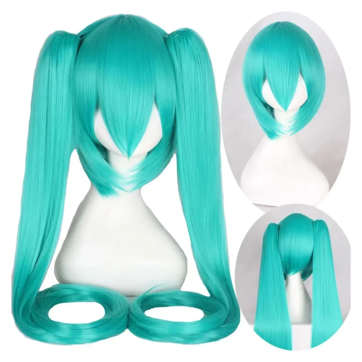 Perruque de cosplay Miku 2026, - Anime Cosplay Blue Hair avis et prix