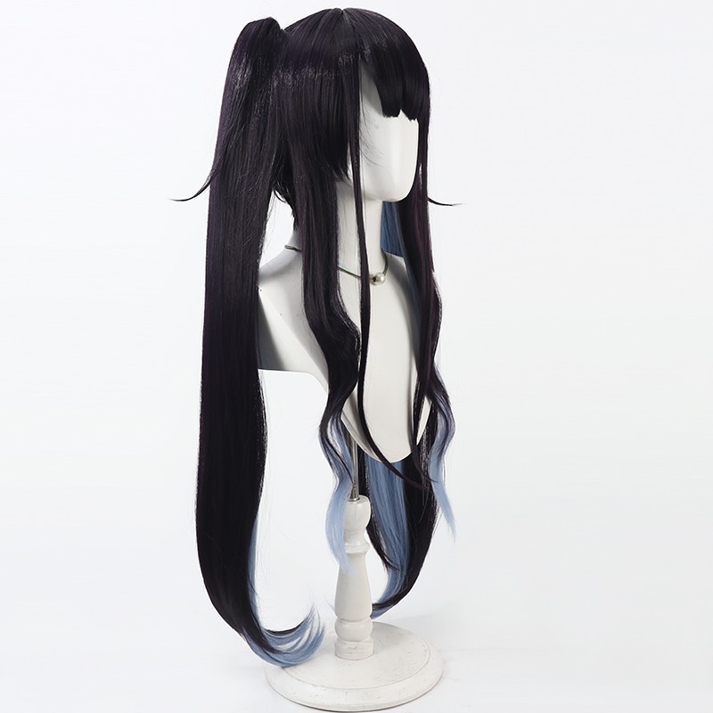 Aikiyo Fuuka Cosplay perruque  - Anime Cosplay Blue Hair avis et prix