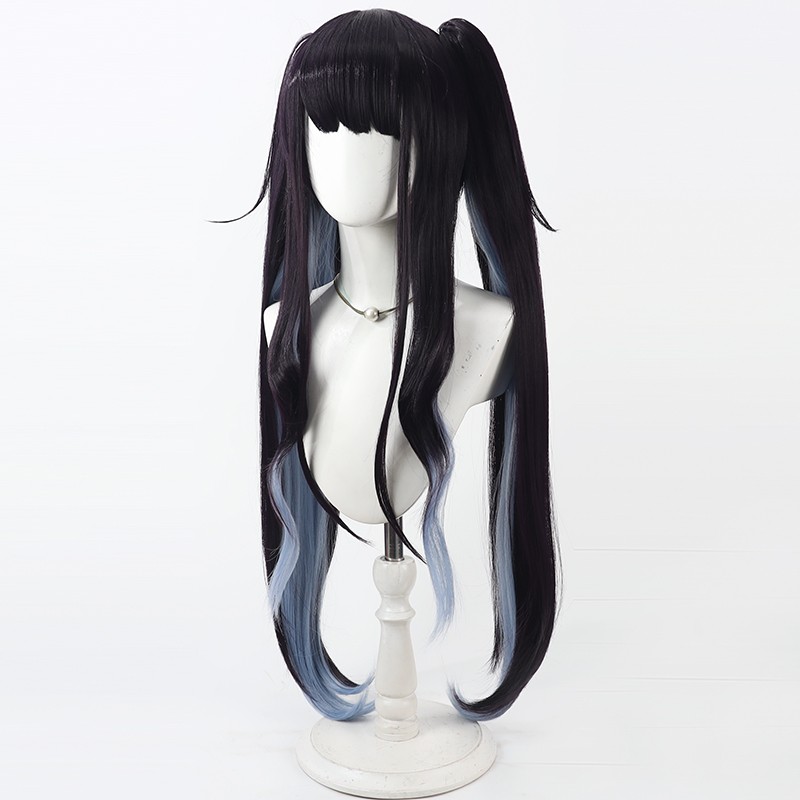 Aikiyo Fuuka Cosplay perruque  - Anime Cosplay Blue Hair avis et prix
